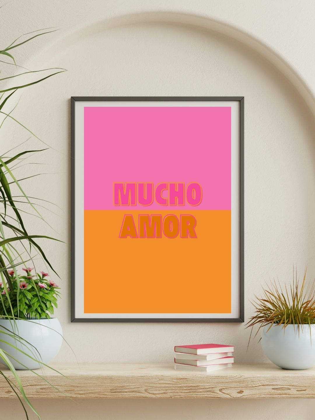 Minimalistisches Poster im Letterdesign DIN A4
