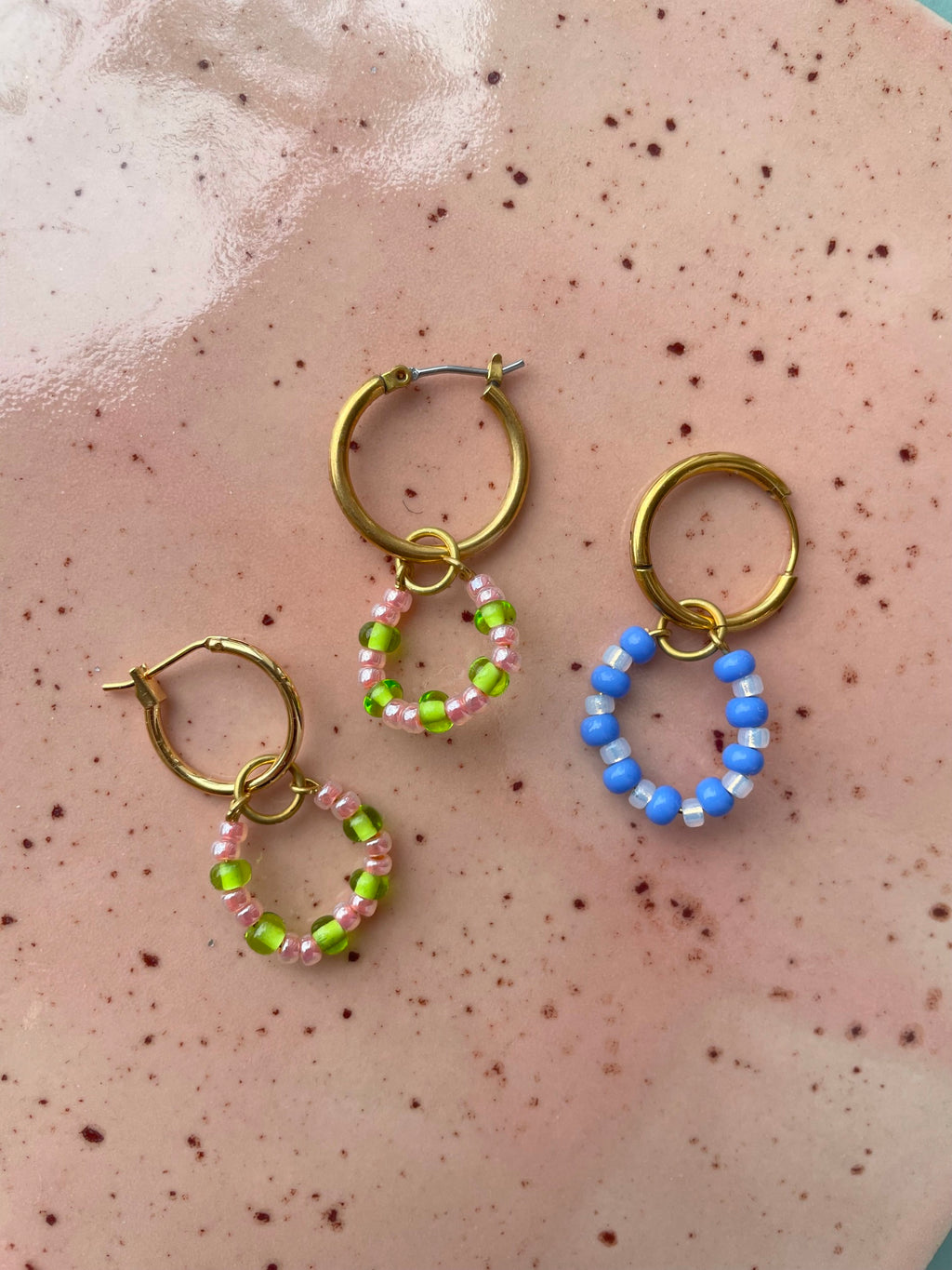 Ohrring Charm aus Perlen