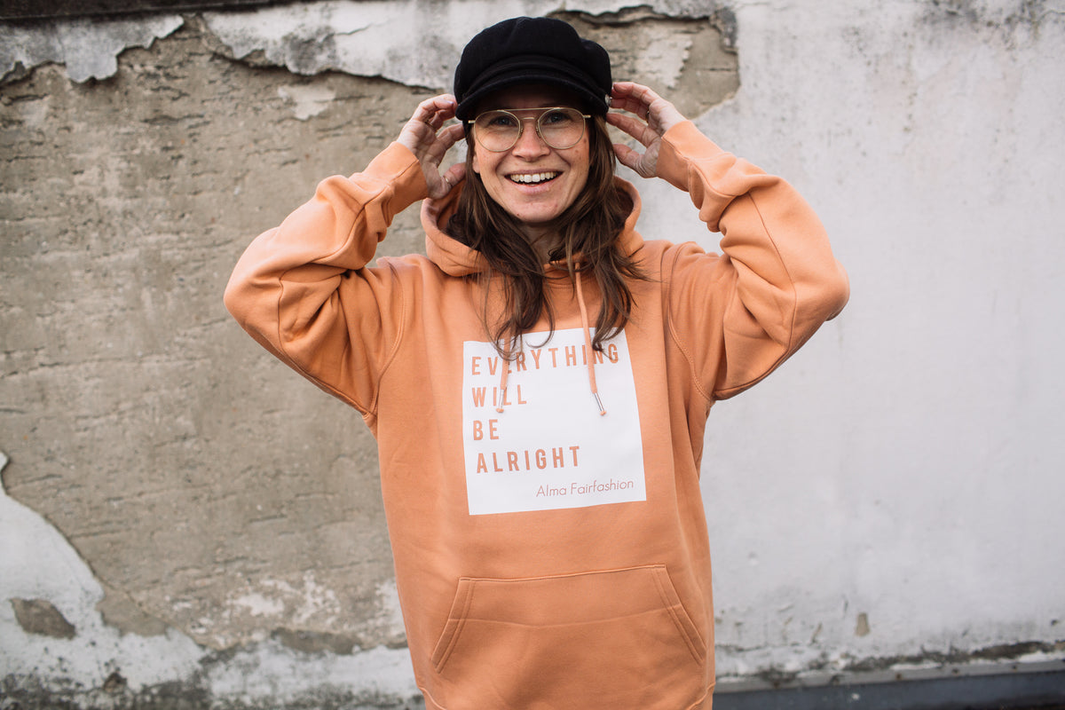 Hoodie EVERYTHING WILL BE ALRIGHT | Mushroom