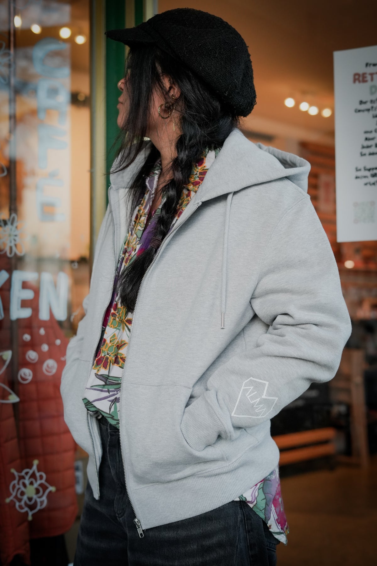 Kapuzenjacke Zipper MUCHO AMOR