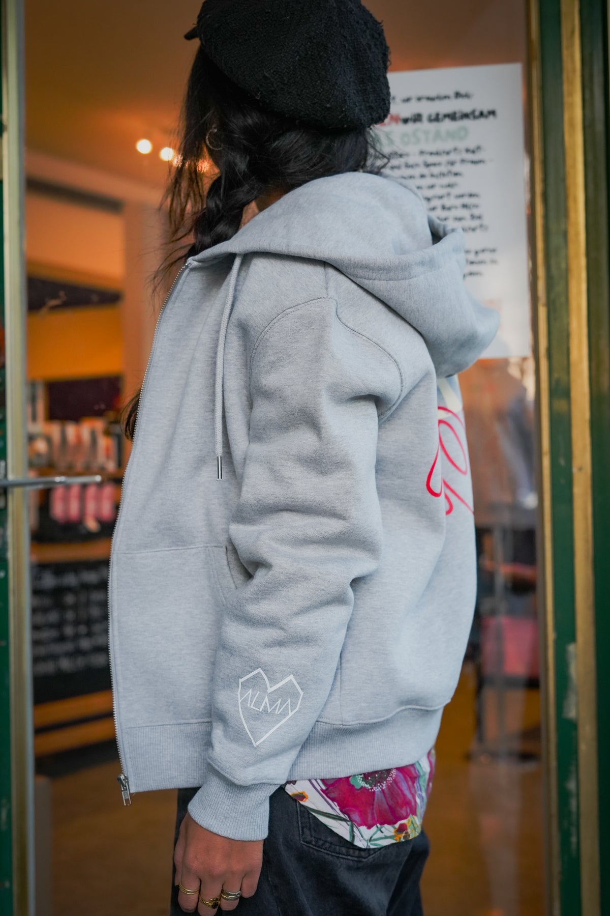 Kapuzenjacke Zipper MUCHO AMOR
