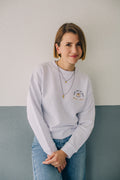 Cropped Sweater TAKE CARE OF YOUR GOOD VIBES